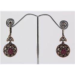 Natural Stone Antique Design Dangle Earring