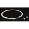 Image 2 : SET OF SIOPAO PEARL NECKLACE & EARRING TOTAL 327.15CTW