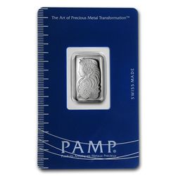 5 gram Pamp Suisse Silver Bar - Cornucopia (In Assay) .