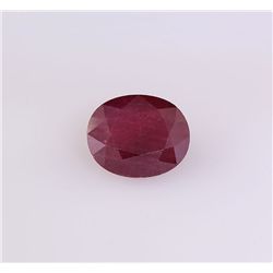 Loose Gemstone Faceted Ruby Corrundum