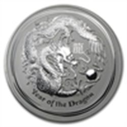 2012 1 Kilo 32.15 oz Silver Australian Year of the Drag