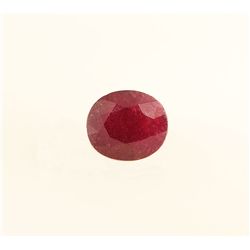 Loose Gemstone Faceted Ruby Corrundum