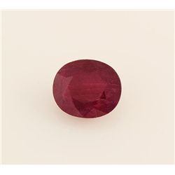 Loose Gemstone Faceted Ruby Corrundum