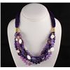 Image 1 : Various Semi Precious Gemstone Handmade Crafts Necklace