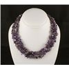 Image 1 : Woven Multi-Strand Natural Chip Beads Necklace