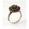 Image 1 : Natural Stone Statement Victorian Design Ring