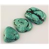 Image 1 : Natural Turquoise 178.15ctw Loose Gemstone Lot of 3