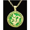 Image 1 : 3.85GRAMS CHINESE DRAGON JADE PENDANT