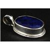 Image 2 : SAPPHIRE CORRUNDUM 58.13CTW SILVER PENDANT