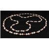 Image 2 : 715.50CTW LONG FRESHWATER PEARL NECKLACE WHITE&RED