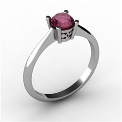 Ruby 0.65 ctw Ring14kt White Gold