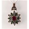 Image 1 : Natural Stone Vintage Victorian Design Pendant