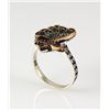 Image 1 : Natural Stone Statement Victorian Design Ring