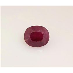 Loose Gemstone Faceted Ruby Corrundum
