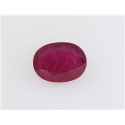 Loose Gemstone Faceted Ruby Corrundum