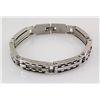 Image 1 : Men's Stainless Electroplated Bracelet 8 3/4"