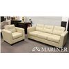 Image 1 : Two Piece Bonded Leather Sofa Set Including  Sofa & Chair