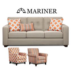 3 Piece Fusion Sofa Set Including Sofa & 2  Accent Chairs. 1Year Manufacturers Defect  Warranty.