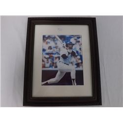 Reggie Jackson Hand Signed Framed Photo With  Certificate of Authenticity