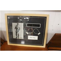 Hand Signed Archie Moore Framed Photo