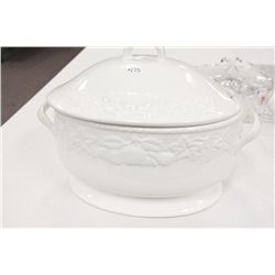 Oval Ceramic Soup Tureen