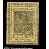 Image 2 : Continental Currency November 29, 1775 $8 Very Fine. A nice problem-free circulated example. Importa