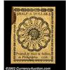 Image 2 : Continental Currency February 17, 1776 $1/2 New. What would otherwise be a perfect Gem Fractional Co