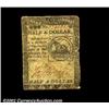 Image 1 : Continental Currency February 17, 1776 $1/2 Fine. Well circulated but problem-free. Important notice