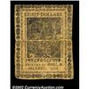 Image 2 : Continental Currency February 17, 1776 $8 Very Fine. A problem-free example, with good signatures an