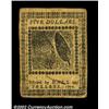 Image 2 : Continental Currency February 26, 1777 $5 Extremely Fine. Well margined and attractive. Important no