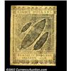 Image 2 : Continental Currency September 26, 1778 $8 Choice About New. An extremely light center fold is all t