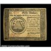 Image 1 : Continental Currency September 26, 1778 $50 Gem New. Well signed, and unusually well margined on bot