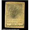 Image 2 : Continental Currency September 26, 1778 $50 Gem New. Well signed, and unusually well margined on bot