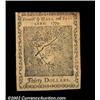 Image 2 : Continental Currency January 14, 1779 $30 Choice New. The centering is a bit off, and the note has a