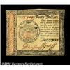 Image 1 : Continental Currency January 14, 1779 $40 Gem New. This is a bright, fresh, well-signed example of t