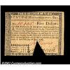 Image 1 : Massachusetts May 5, 1780 $5 About New. Three examples of the same denomination and issue, each with