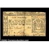 Image 1 : New York February 16, 1771 $10 Very Fine. Actually higher grade, but with some problems. The note ha