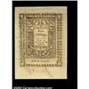 Image 2 : Rhode Island May 1786 5s Superb Gem New. An ultimately nice example, with jumbo margins, perfect cen