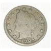Image 1 : 1905 LIBERTY "V" NICKEL RED BOOK VALUE IS $4.00+ *NICE EARLY VERY GOOD GRADE*!!