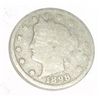 Image 1 : 1898 LIBERTY "V" NICKEL RED BOOK VALUE IS $4.00+ *NICE EARLY VERY GOOD GRADE*!!