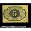 Image 2 : Fr. 1228 5c First Issue Very Choice New. A near-Gem example, with good, deep perforations and perfec