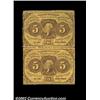 Image 1 : Fr. 1228 5ó First Issue Vertical Pair Very Choice New. Perforated pairs are all very rare, and this.
