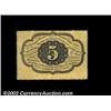 Image 2 : Fr. 1229 5ó First Issue Choice New. This is a fully perforated, eye-pleasing example of this scarce,