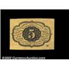Image 2 : Fr. 1230 5c First Issue Superb Gem New. A broadly margined, bright beauty with perfect centering of.