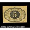 Image 2 : Fr. 1230 5ó First Issue Gem New. A fresh, original note, with excellent margins, bright colors and p