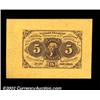 Image 3 : Fr. 1231SP 5c First Issue Wide Margin Pair Superb Gem New. An exceptional pair, ideally matched for.