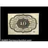 Image 2 : Fr. 1242 10c First Issue Very Choice New. This pretty little note comes quite close to the full Gem.