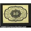 Image 2 : Fr. 1243 10c First Issue Very Choice New. With a hair more margin, this pretty, straight-edge no-mon