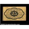 Image 2 : Fr. 1279 25c First Issue Choice New. A well printed example that is a Gem but for the perforations..