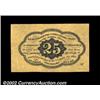 Image 2 : Fr. 1281 25ó First Issue Gem New. Broadly margined, bright and very nicely centered on both sides. I